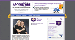 Desktop Screenshot of lizzasapothecare.com